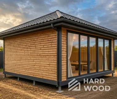 Деревянная беседка с 4-скатная №97 - фото 2273